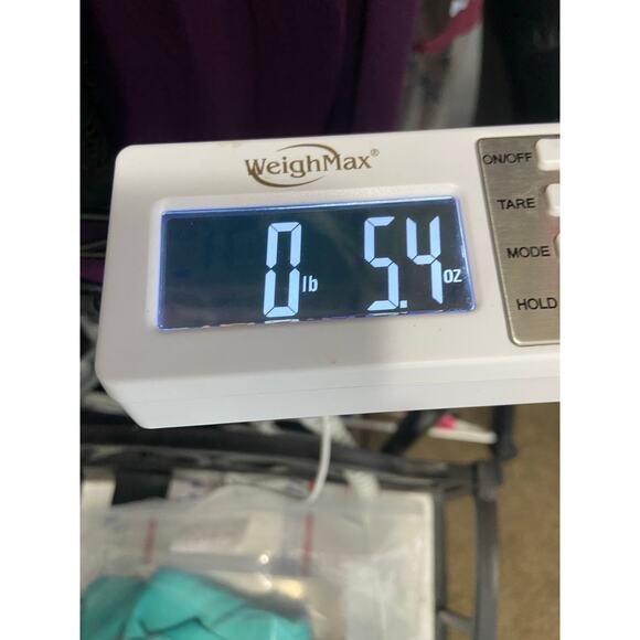 Chicos 1 Blouse Womens M Blue Long Bishop Sleeves Relaxed Fit V Neck Lightweight - Picture 10 of 10